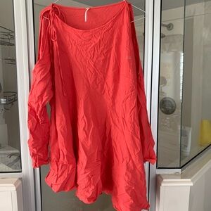 NWT Free people clear skies cold shoulder tunic dress